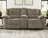 Draycoll Reclining Loveseat with Console Loveseat Ashley Furniture