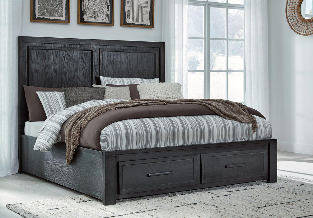 Foyland Panel Storage Bed Bed Ashley Furniture