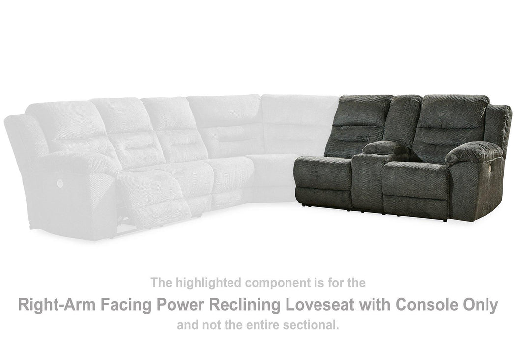 Nettington Power Reclining Sectional Sectional Ashley Furniture