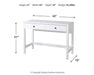 Othello Home Office Desk Desk Ashley Furniture