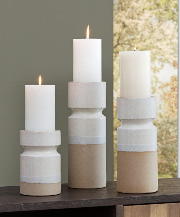 Hurston Candle Holder (Set of 3) Candle Holder Ashley Furniture