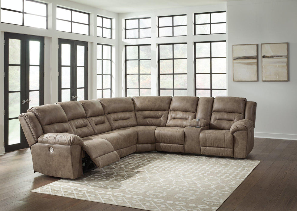 Ravenel Power Reclining Sectional Sectional Ashley Furniture