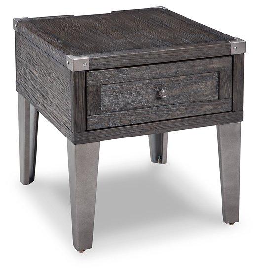 Todoe End Table with USB Ports & Outlets End Table Ashley Furniture