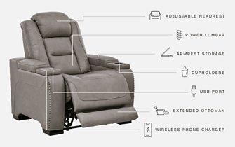 The Man-Den Power Recliner Recliner Ashley Furniture