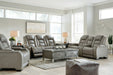 The Man-Den Living Room Set Living Room Set Ashley Furniture