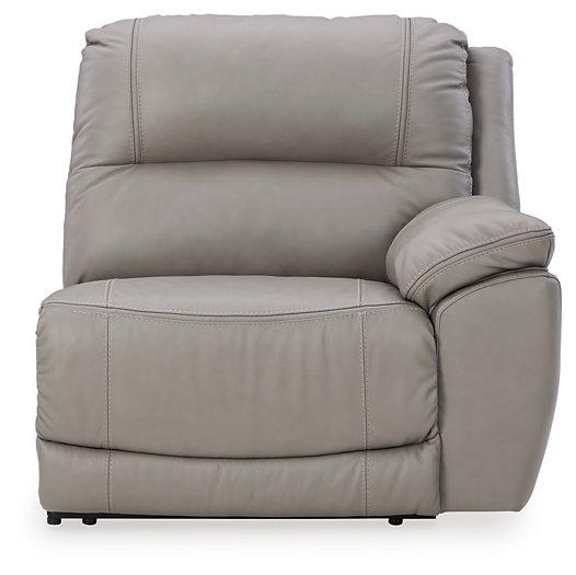 Dunleith 2-Piece Power Reclining Loveseat Sectional Ashley Furniture