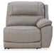 Dunleith 2-Piece Power Reclining Loveseat Sectional Ashley Furniture