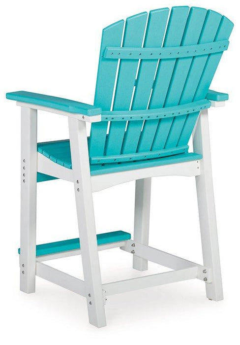 Eisely Outdoor Counter Height Bar Stool (Set of 2) Outdoor Counter Barstool Ashley Furniture