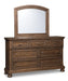 Flynnter Dresser and Mirror Dresser & Mirror Ashley Furniture