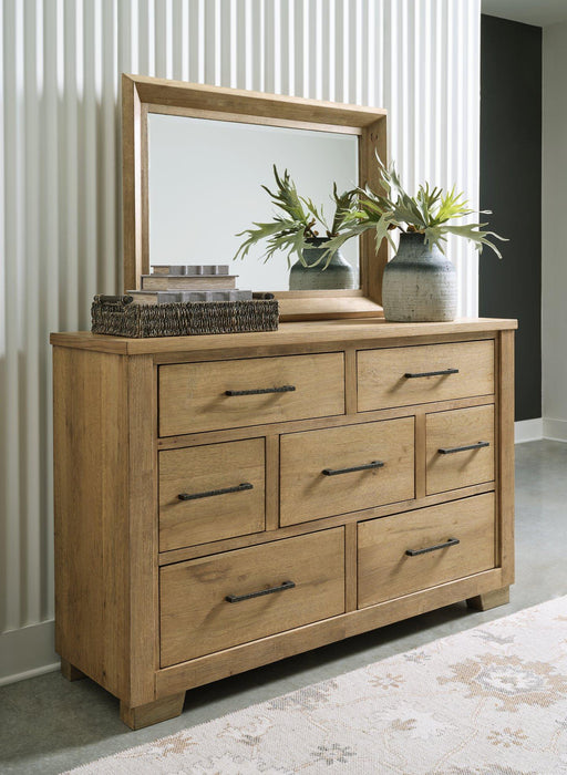 Galliden Dresser and Mirror Dresser & Mirror Ashley Furniture