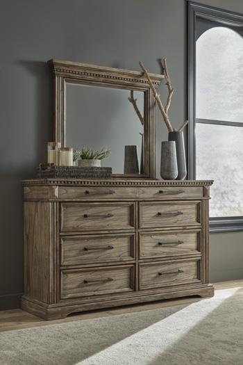 Markenburg Dresser and Mirror Dresser & Mirror Ashley Furniture