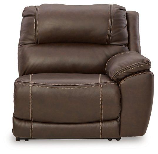 Dunleith Power Reclining Loveseat with Console - Dayton Discount Furniture