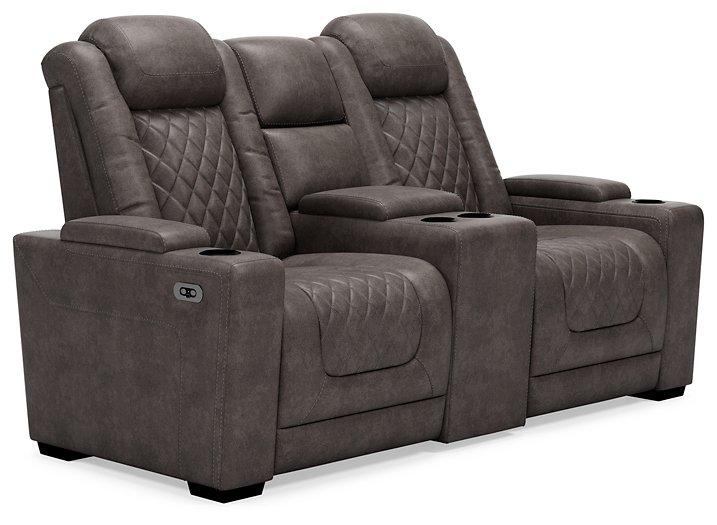 HyllMont Power Reclining Living Room Set Living Room Set Ashley Furniture