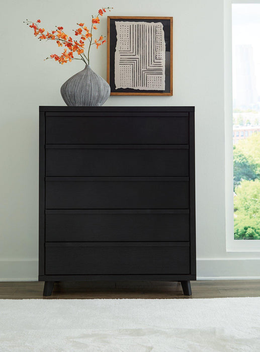 Danziar Wide Chest of Drawers Chest Ashley Furniture