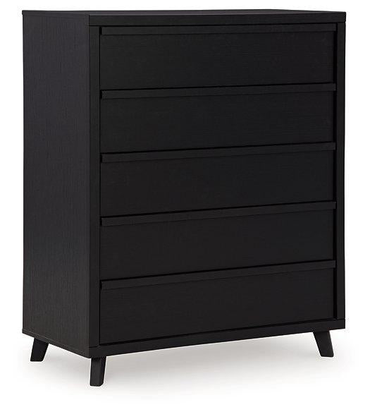 Danziar Wide Chest of Drawers Chest Ashley Furniture