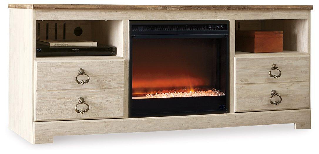 Willowton 64" TV Stand with Electric Fireplace TV Stand Ashley Furniture