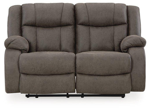 First Base Reclining Loveseat Loveseat Ashley Furniture