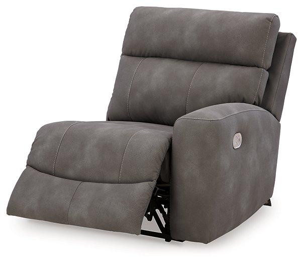 Next-Gen DuraPella Power Reclining Sectional Loveseat with Console Sectional Ashley Furniture