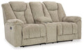 Hindmarsh Power Reclining Loveseat with Console Loveseat Ashley Furniture