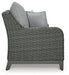 Elite Park Outdoor Loveseat with Cushion Outdoor Seating Ashley Furniture