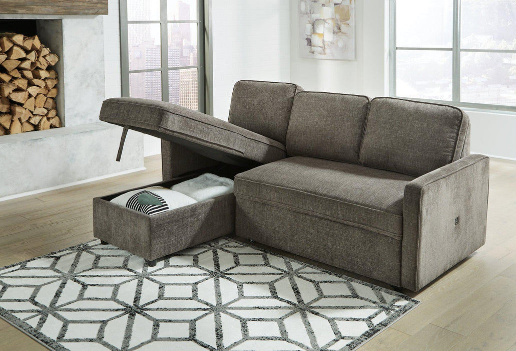 Kerle 2-Piece Sectional with Pop Up Bed Sectional Ashley Furniture