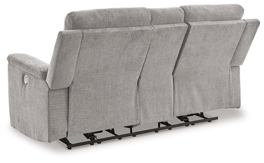 Barnsana Power Reclining Loveseat with Console Loveseat Ashley Furniture