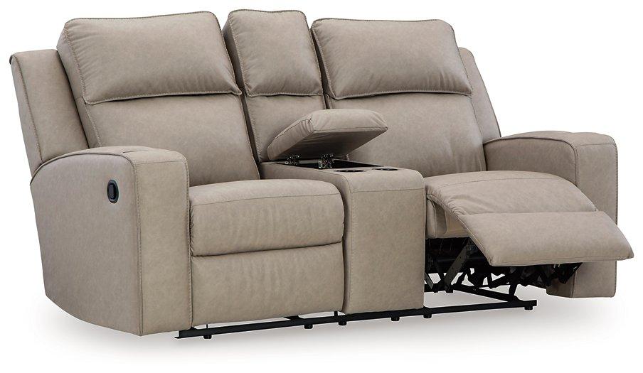 Lavenhorne Reclining Loveseat with Console Loveseat Ashley Furniture