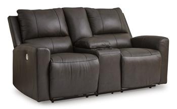 Boxmere Power Reclining Loveseat with Console Loveseat Ashley Furniture