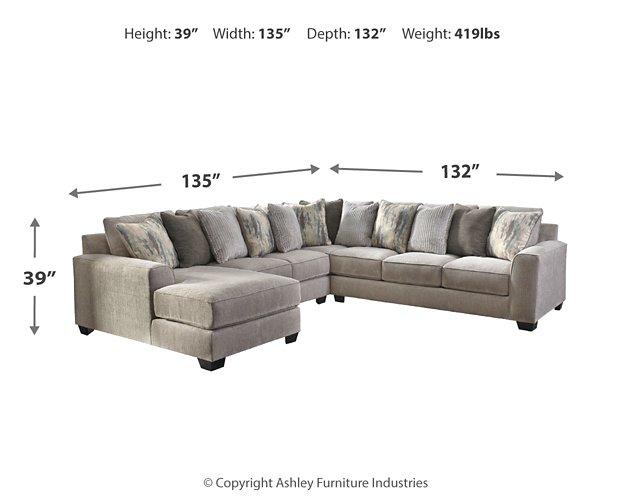 Ardsley Sectional with Chaise Sectional Ashley Furniture