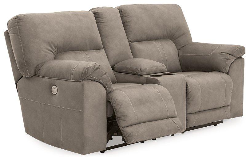 Cavalcade Power Reclining Loveseat with Console Loveseat Ashley Furniture