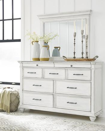 Kanwyn Dresser and Mirror Dresser & Mirror Ashley Furniture