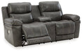 Edmar Power Reclining Loveseat with Console Loveseat Ashley Furniture