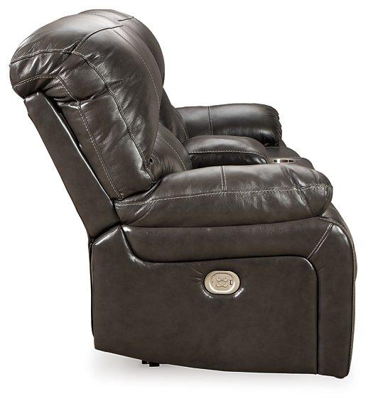 Hallstrung Power Reclining Loveseat with Console Loveseat Ashley Furniture