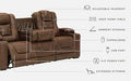 Owner's Box Power Reclining Sofa Sofa Ashley Furniture