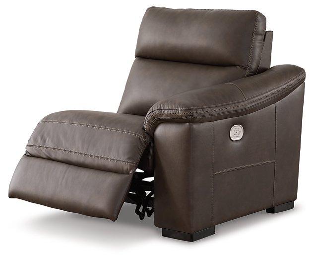 Salvatore 3-Piece Power Reclining Loveseat with Console Sectional Ashley Furniture