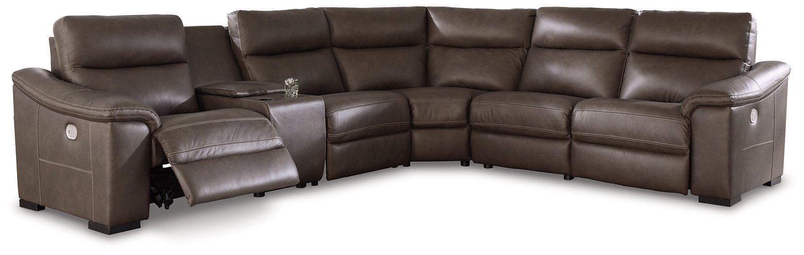 Salvatore Power Reclining Sectional Sectional Ashley Furniture