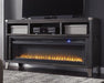 Todoe 65" TV Stand with Electric Fireplace TV Stand Ashley Furniture