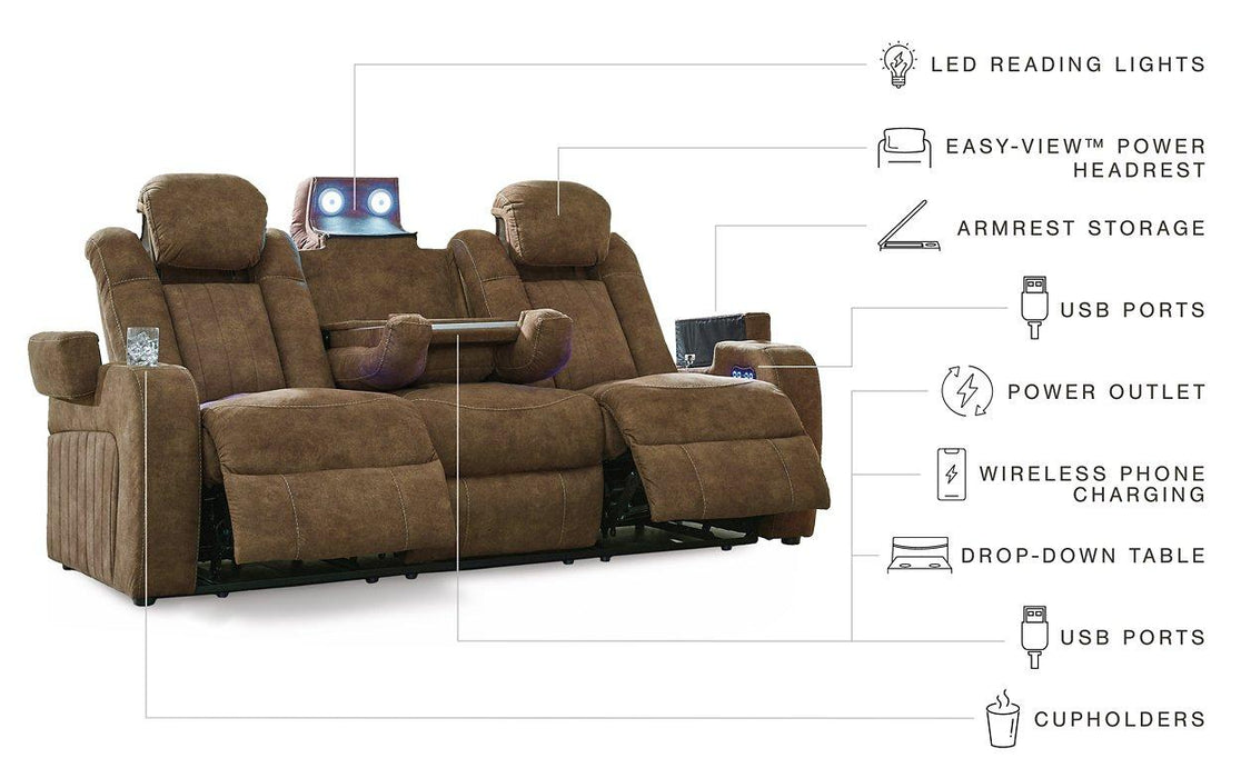 Wolfridge Power Reclining Loveseat Loveseat Ashley Furniture