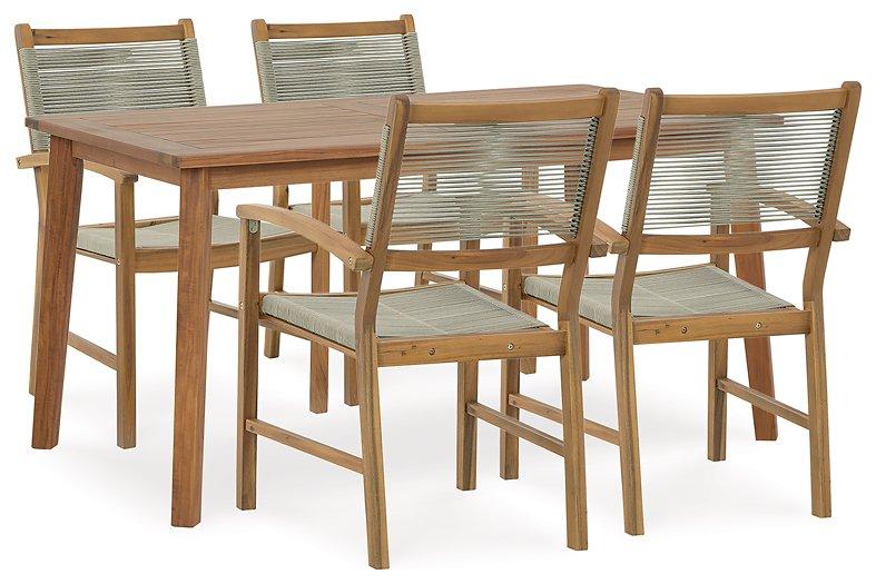 Janiyah Outdoor Set Outdoor Dining Set Ashley Furniture