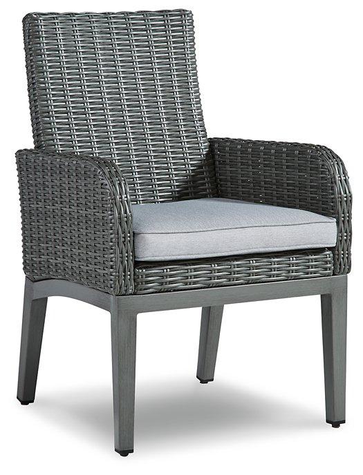 Elite Park Arm Chair with Cushion (Set of 2) Outdoor Dining Chair Ashley Furniture