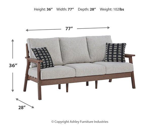 Emmeline Outdoor Sofa with Cushion Outdoor Seating Ashley Furniture