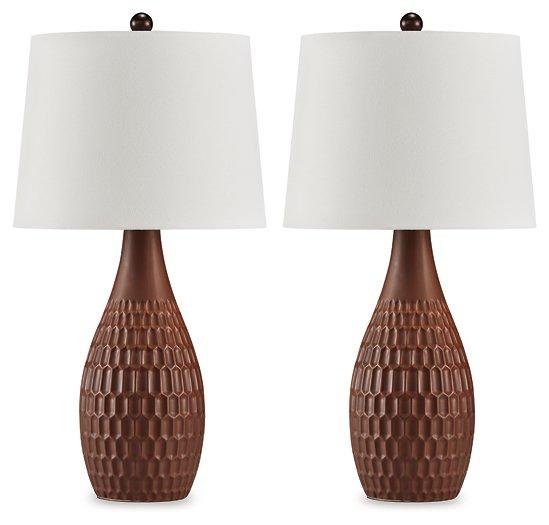 Cartford Table Lamp (Set of 2) Table Lamp Pair Ashley Furniture