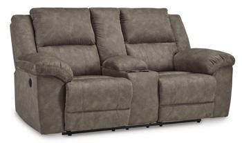 Laresview Reclining Loveseat with Console Loveseat Ashley Furniture