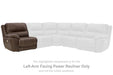 Dunleith 2-Piece Power Reclining Loveseat Sectional Ashley Furniture