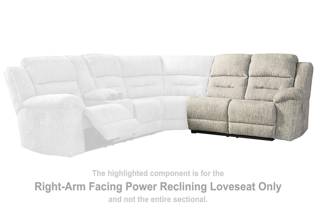 Family Den 3-Piece Power Reclining Sectional Sectional Ashley Furniture