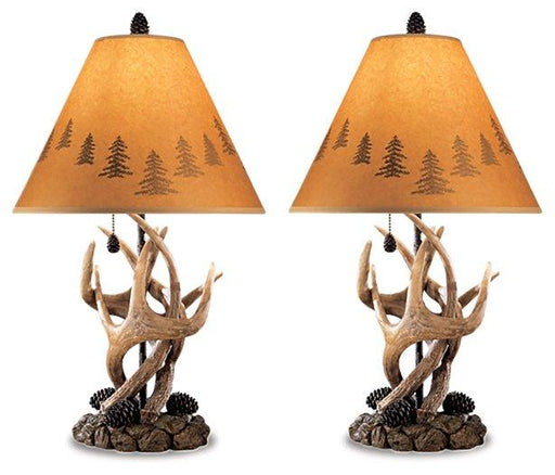 Derek Table Lamp (Set of 2) Table Lamp Pair Ashley Furniture