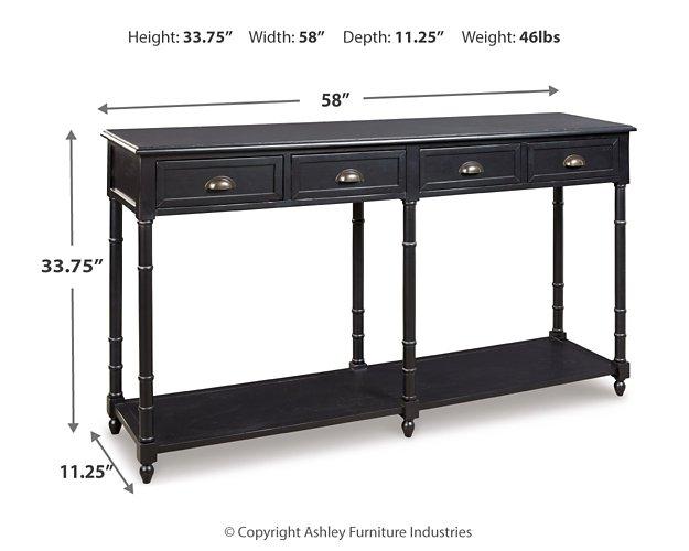 Eirdale Sofa/Console Table Console Table Ashley Furniture