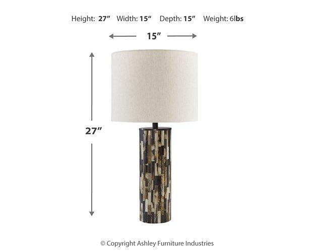 Ellford Lamp Set Table Lamp Set Ashley Furniture