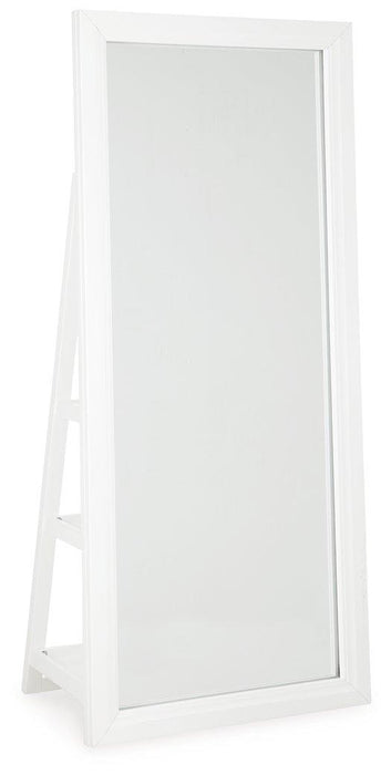 Evesen Floor Standing Mirror/Storage Mirror Ashley Furniture