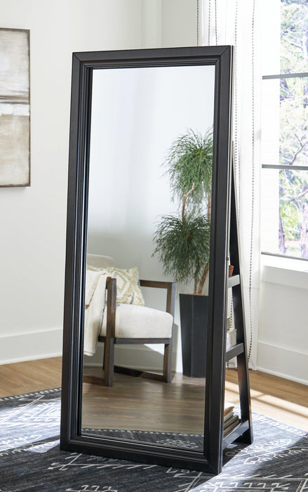 Evesen Floor Standing Mirror/Storage Mirror Ashley Furniture